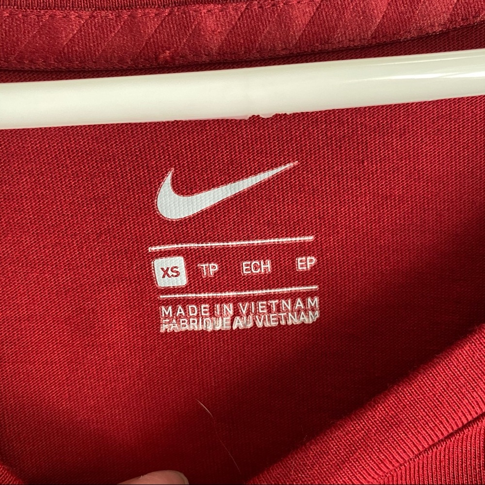 Nike Arkansas Razorbacks Varsity Long Sleeve Shirt Size Extra Small - Picture 4 of 7